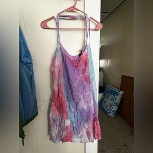 Delia's 2x Cotton Candy racerback flowing top